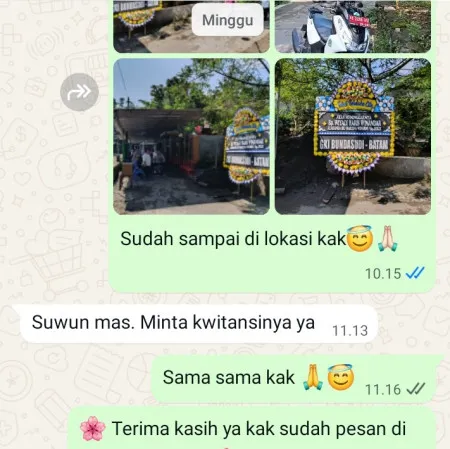 Pengiriman Papan Bunga Duka Besole Bayan
