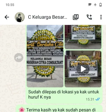 Pengiriman Papan Bunga Duka Besole Bayan